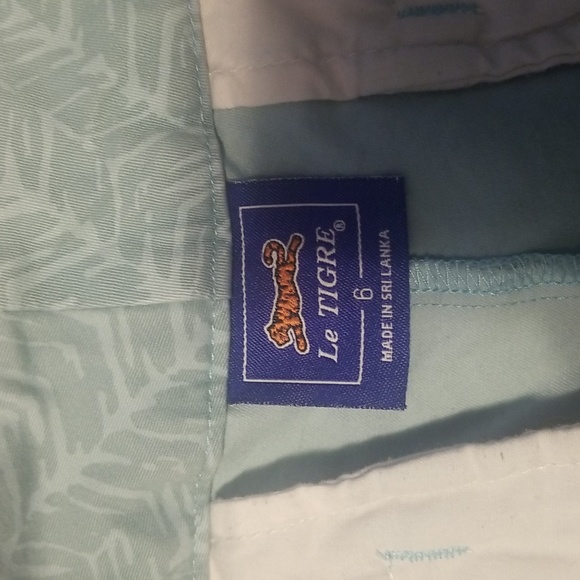 Le Tigre Short Women's Size 6 Color Light  Blue - Picture 7 of 7